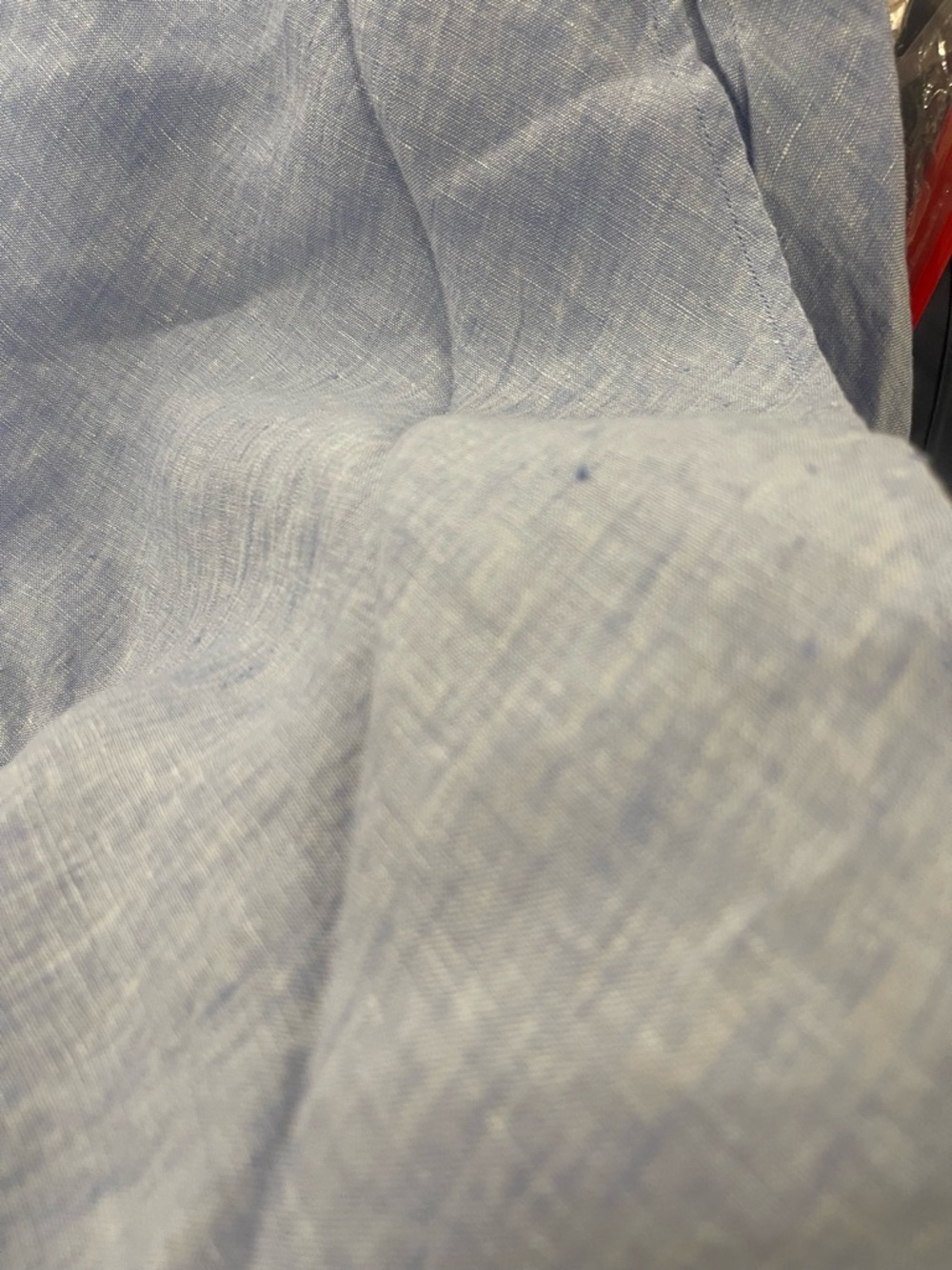 J Crew Gwyneth Slip Skirt in
Linen French Blue - Picture 8 of 8